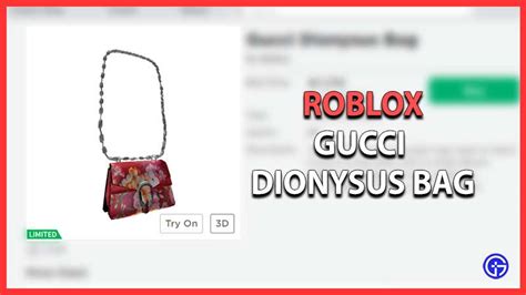 how to get gucci dionysus bag roblox|[EVENT] How to BUY GUCCI DIONYSUS BAGS in GUCCI .